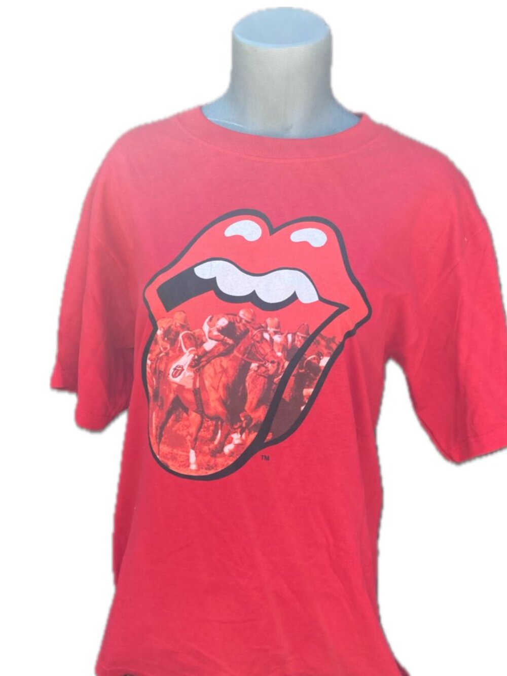 The Rolling Stones "A Bigger Bang" 2006 Churchill Downs Red Anvil Tee Shirt